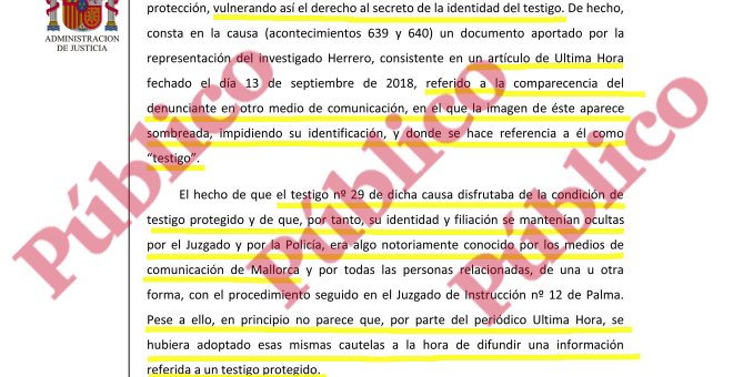 El principal diario balear irá al banquillo por la campaña contra testigos del caso Cursach