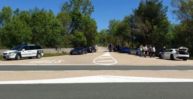 Denunciados en Soria ocho conductores ingleses por exceso de velocidad cuando iban a ver la final de la Champions