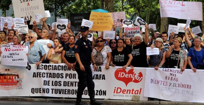 El juez vuelve a exigir a las entidades financieras que dejen de reclamar dinero a los perjudicados por iDental