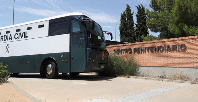 Siete presos del procés llegan a Zuera y este miércoles serán trasladados a Catalunya