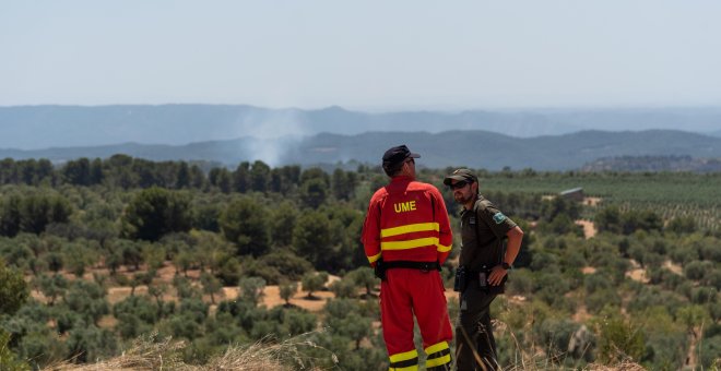 El incendio de Tarragona está perimetrado y en vías de estabilización