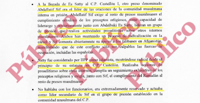 El CNI fichó a Es Satty en 2014 a cambio de no ser deportado y le ayudó a ser imán en Ripoll