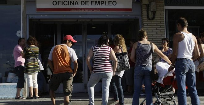 Los parados con ayudas llegan al 61,4% en junio