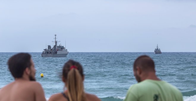 El buque Turia sufre inundaciones en varios compartimentos