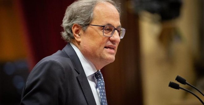 Torra: "No ens aturarem. Tornarem a exercir el dret a l'autodeterminació"