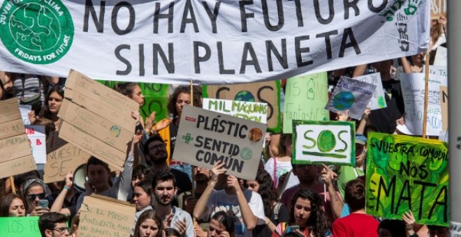 Dos millones de estudiantes españoles han participado en la Huelga Mundial del Clima