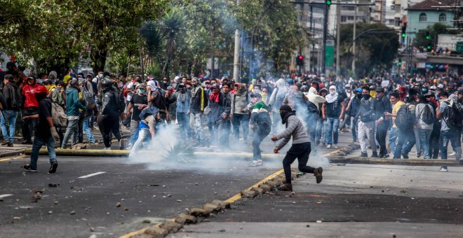 Las impactantes fotografías de la rebelión del pueblo en Ecuador