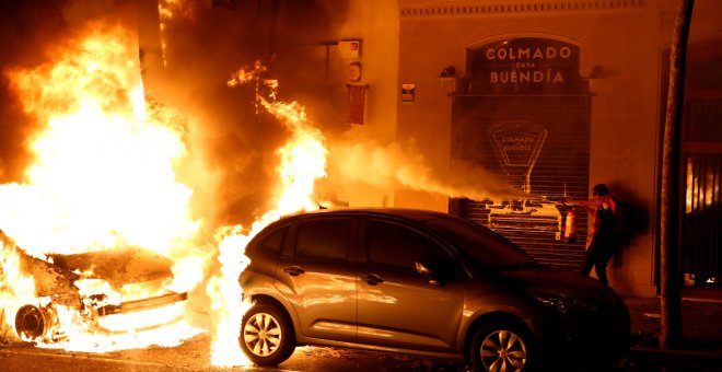 Las movilizaciones y disturbios en Catalunya en el tercer día de protestas