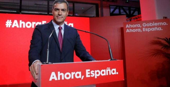 "Ahora, sí", lema de campaña del PSOE