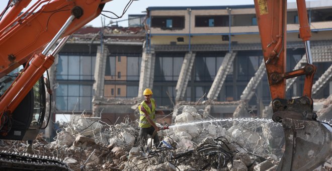 La M-30 madrileña pasará por el antiguo césped del Calderón en un desvío para demoler sus gradas