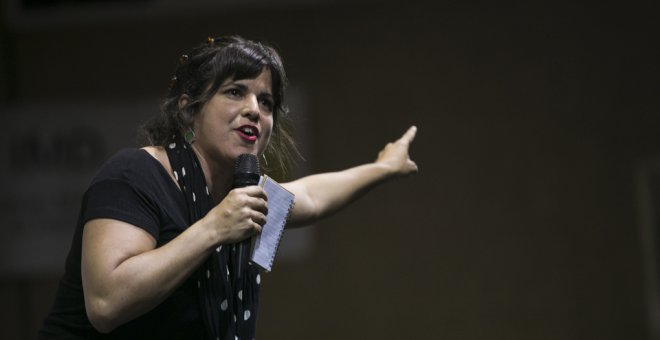 Teresa Rodríguez, en el aniversario del 4-D: "¿Por qué Catalunya sí tiene grupo propio en el Congreso y Andalucía no?"