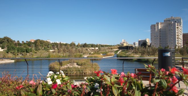 Así es el Parque de La Marjal de Alicante, capaz de recoger 45 millones de litros de aguas pluviales