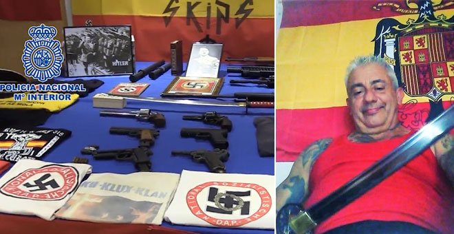 El nazi detenido en València con munición y armas ilegales es miembro de España 2000, y otras noticias del fin de semana