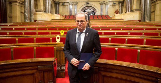 Torra pide al Supremo que suspenda su inhabilitación como diputado y advierte a la JEC de un “grave conflicto constitucional”