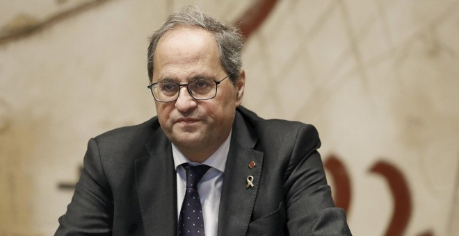 Torra vol que el Parlament es pronunciï en cas que el Suprem l'inhabiliti