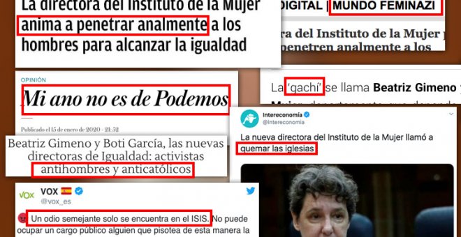 La caverna lanza ahora su bilis contra la nueva directora del Instituto de la Mujer, Beatriz Gimeno