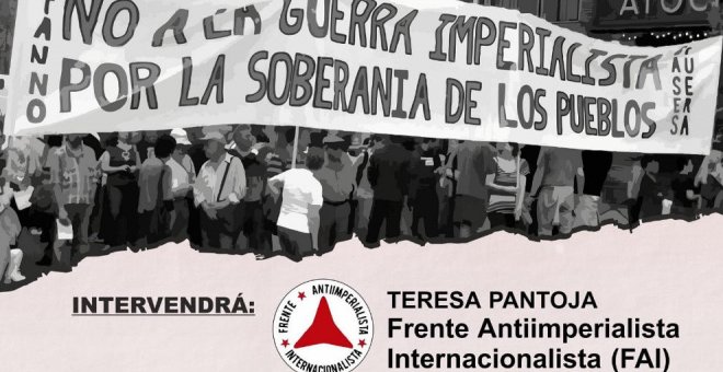 Charla-debate 'La lucha contra la OTAN y por la solidaridad con los pueblos' este sábado en Santander