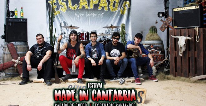 Los Escapaos llenarán el Escenario Santander de un potente punk rock en el Festival 'Made In Cantabria'