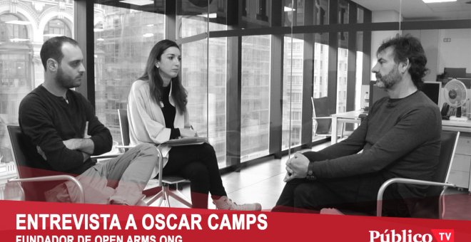 Oscar Camps - "Hemos rescatado personas que llevaban 3 intentos de salida..."