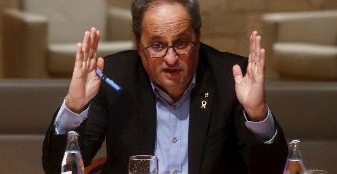 El PP se querella contra Torra por "empecinarse" en seguir como presidente