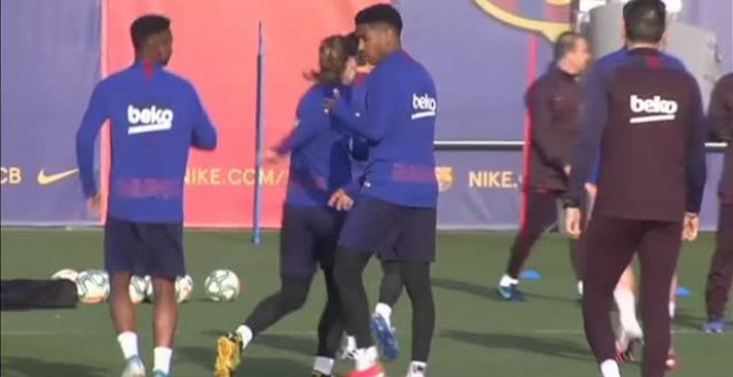 El Barça se prepara para su próximo partido de Liga contra el Valencia