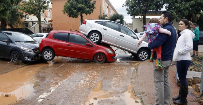 Los coletazos de la borrasca Gloria se ceban con Málaga