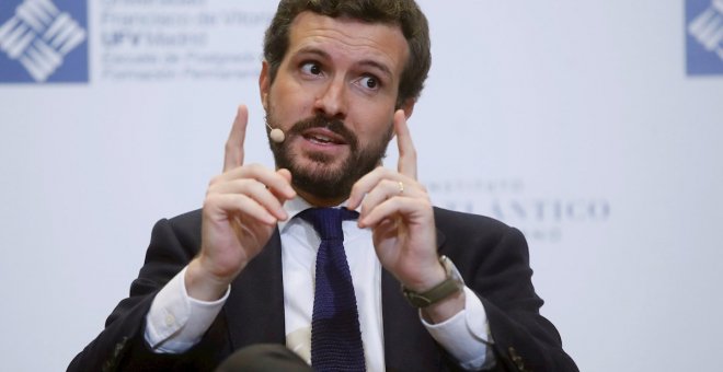 Casado prevé presentar este martes su denuncia contra Torra por "usurpación de funciones"