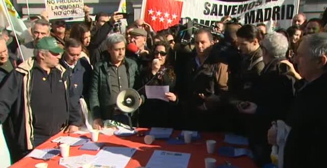 Los agricultores madrileños afean a VOX que intente ganar protagonismo acudiendo a su protesta