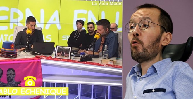 Echenique, en 'La Vida Moderna': "Yo saludo hasta a los nazis de Vox"