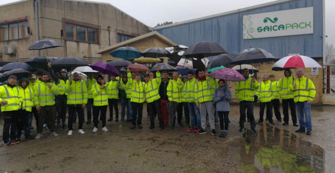 Desconvocada la huelga en Saica Pack tras comprometerse la empresa a cumplir el convenio colectivo