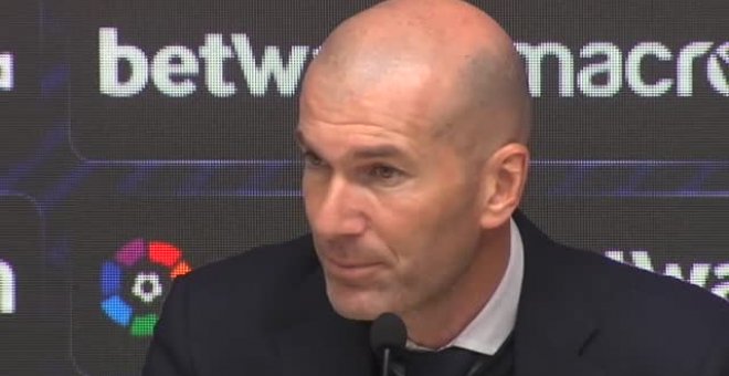 Zidane: "Hay que seguir y pensar que esto podemos sacarlo adelante"