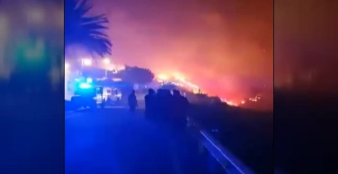 Grave incendio en Gran Canaria