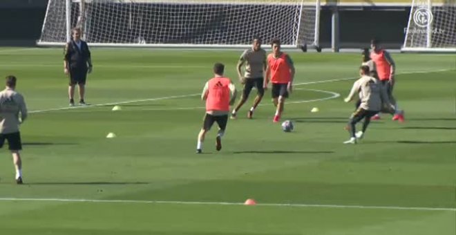 El Real Madrid comienza a preparar el partido de Champions frente al Manchester City