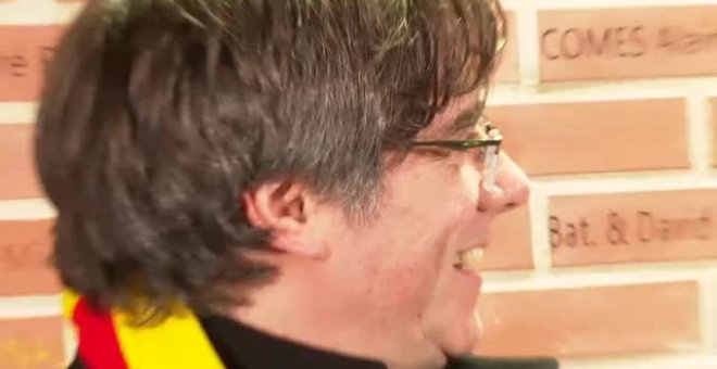 Puigdemont al llegar a Perpiñán: "Hemos entrado en Cataluña"