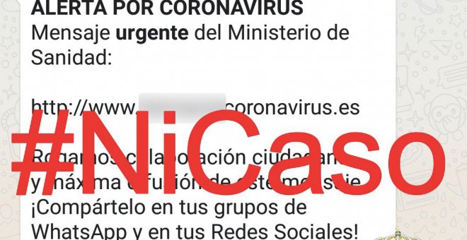 La Guardia Civil alerta de una estafa por WhatsApp que da supuestas recomendaciones sobre el coronavirus