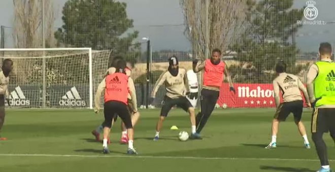 El Real Madrid entrena pensando en el Betis