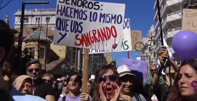 El feminismo reclama en las calles derechos y libertades para todas las mujeres