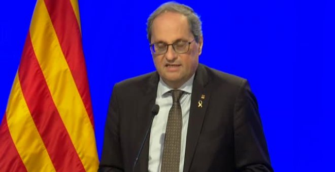 Quim Torra: "Queda activada la fase de alerta para evitar la propagación del virus"