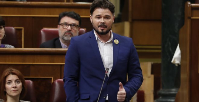 Rufián retreu a Sánchez que ha fet tard amb el confinament territorial i li exigeix l'individual