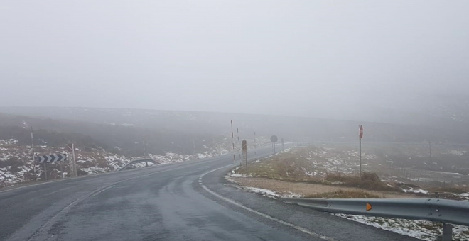 Lunada sigue cerrado y es la única carretera con restricciones por la nieve