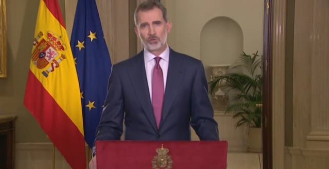 Felipe VI: "Es una crisis que estamos combatiendo y que vamos a vencer y superar"