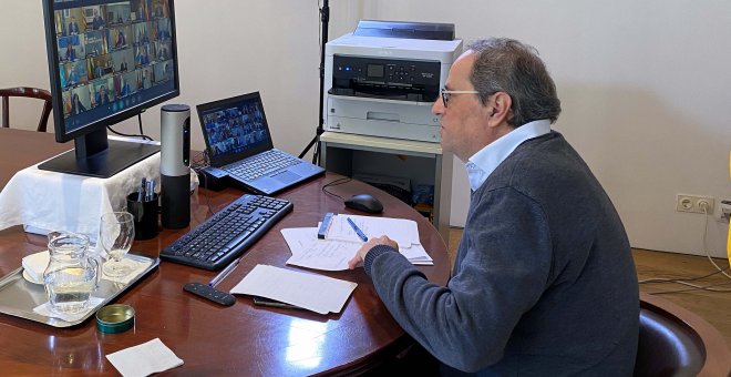 Torra assegura als alcaldes del PSC del Baix Llobregat que treballa amb el món local "des del primer dia"