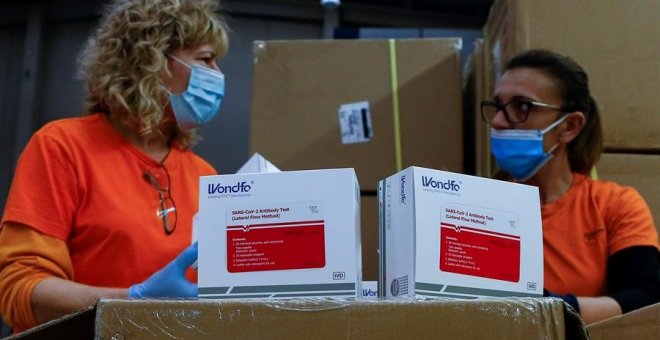 El Ministeri de Sanitat distribueix el primer milió de test ràpids sobre la covid-19