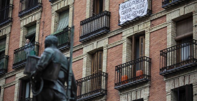 Balcones durante la pandemia, un grito por la sanidad pública