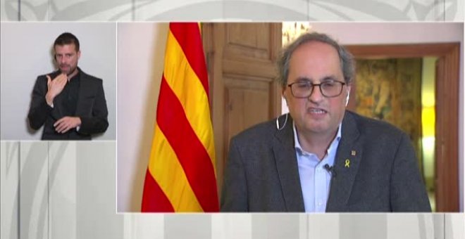 Torra pedirá mañana a Sánchez que levante el estado de Alarma o que devuelva las competencias al Govern