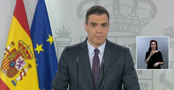 Sánchez señala que la desescalada será "gradual, asimétrica, y dependerá del territorio en que uno viva"