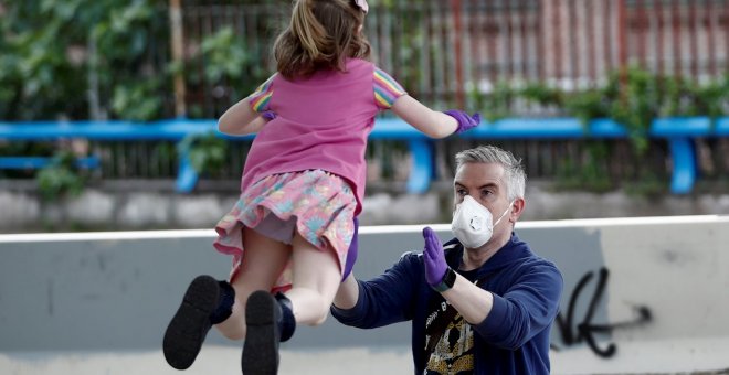 Niños y padres vuelven a las calles: "No sé quién tenía más ganas de esto, si ellos o yo"