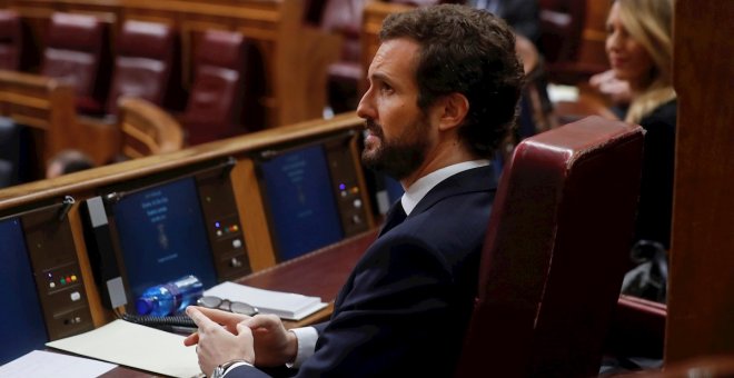 Casado presenta dos meses después del inicio de la pandemia un plan anti-crisis porque vamos "camino del rescate"