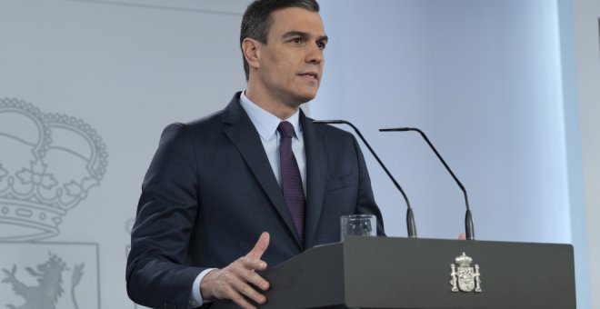 Sánchez: "Estamos trabajando a nivel europeo para ver cómo podemos empezar a reabrir las rutas aéreas con precaución y al amparo de una respuesta europea"