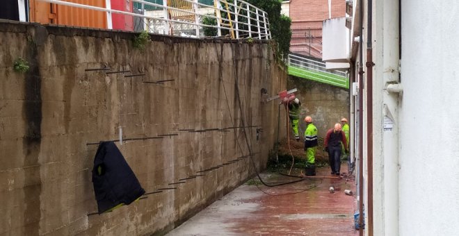 Finalizan las obras del muro de contención en El Peñascal